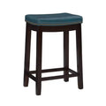 Claridge Faux Leather Backless Counter-Height Stool