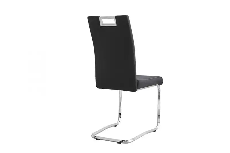 Chaise de salle à manger, tissu gris