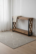 47 Console Table With 1 Shelf - Brown Reclaimed Wood