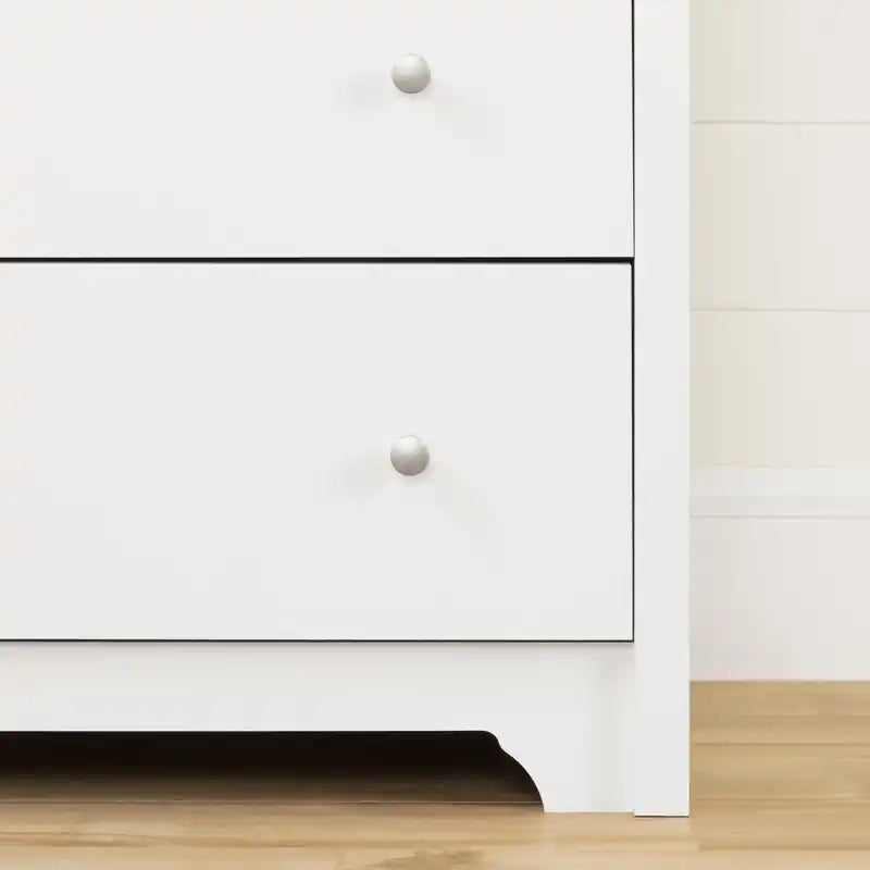 Commode à 6 tiroirs - Blanc pur