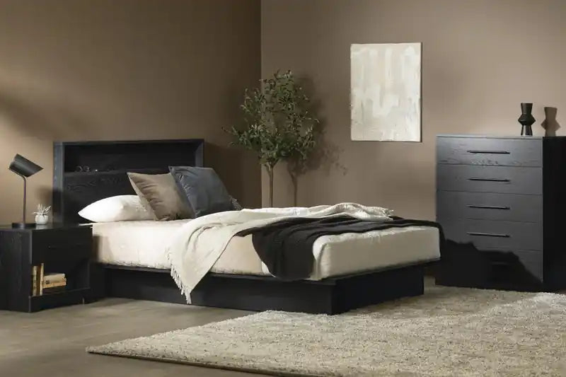 Commode 5 tiroirs - Chêne noir