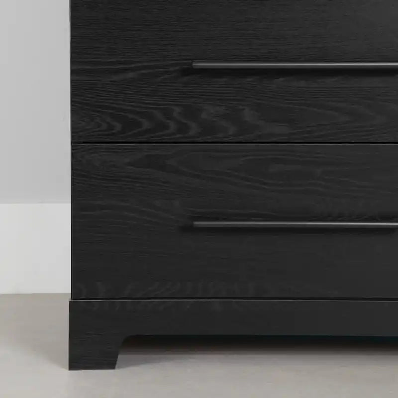 Commode 5 tiroirs - Chêne noir