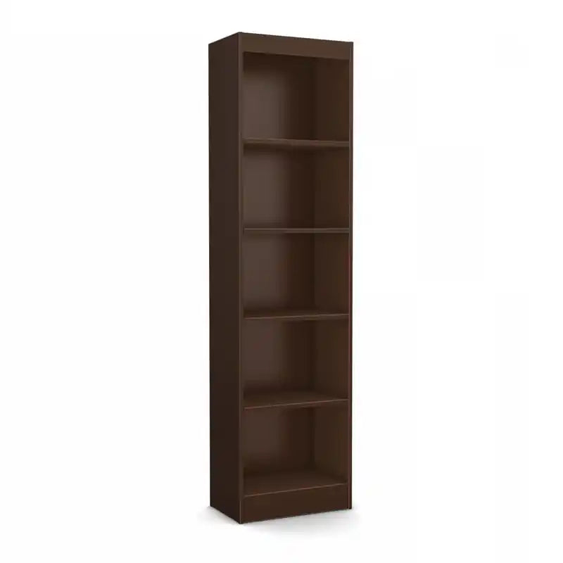 Axess 5-Shelf Narrow Bookcase