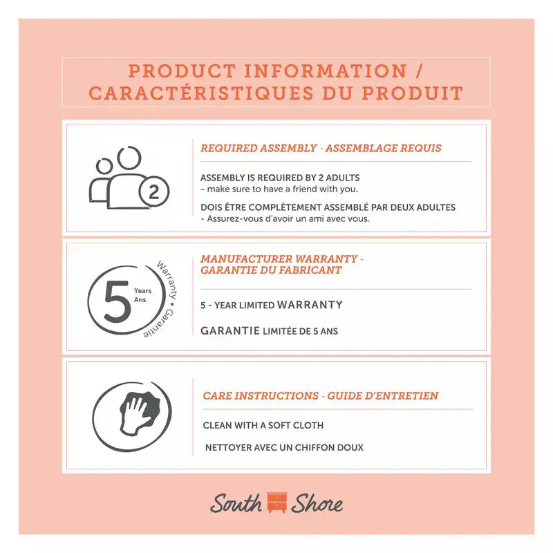 Bibliothèque étroite à 5 étagères