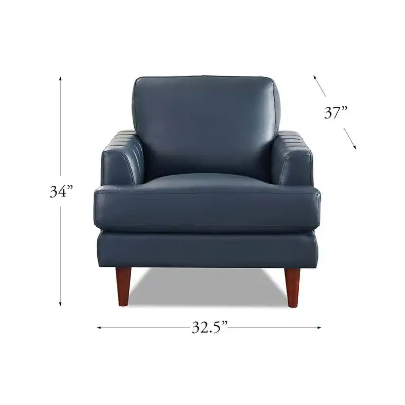 Fauteuil en cuir