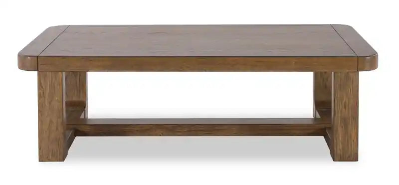 56 table basse en bois massif de style campagnard