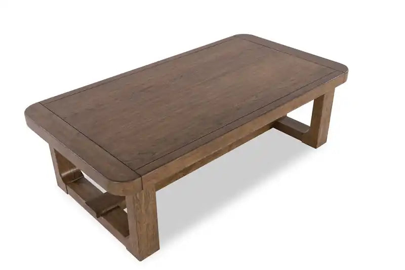 56 table basse en bois massif de style campagnard