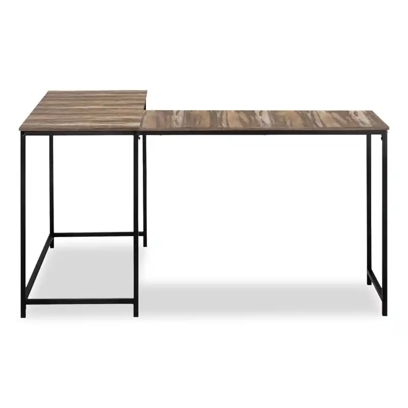 Bureau d'angle en L de 58,25 po