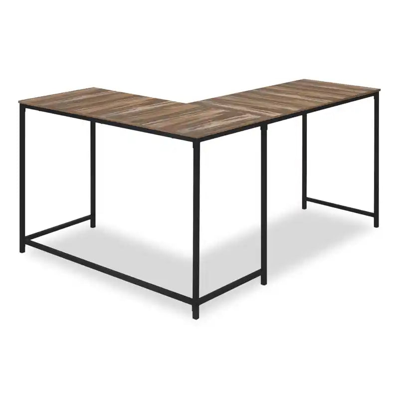 Bureau d'angle en L de 58,25 po