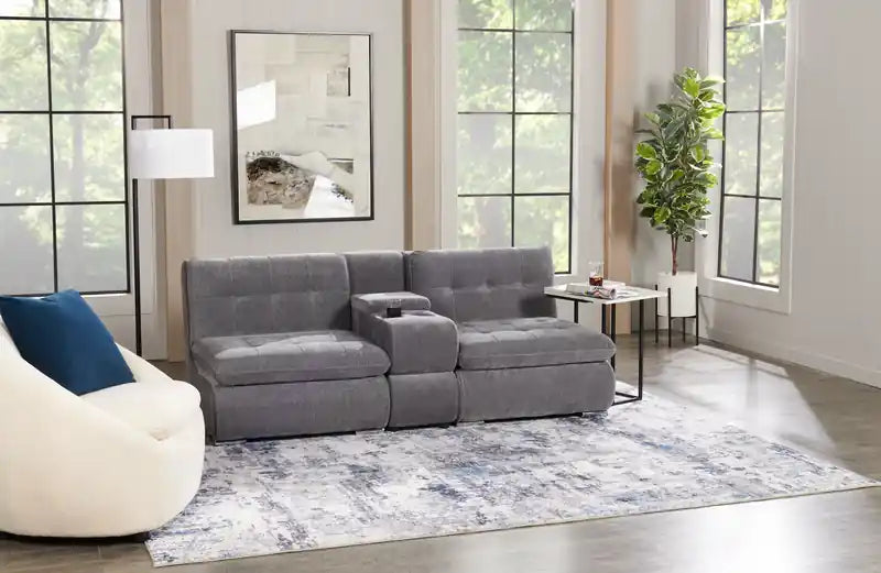 Fauteuil d'appoint incurvé en tissu bouclé chenille de 73 cm avec coussin d'assise amovible