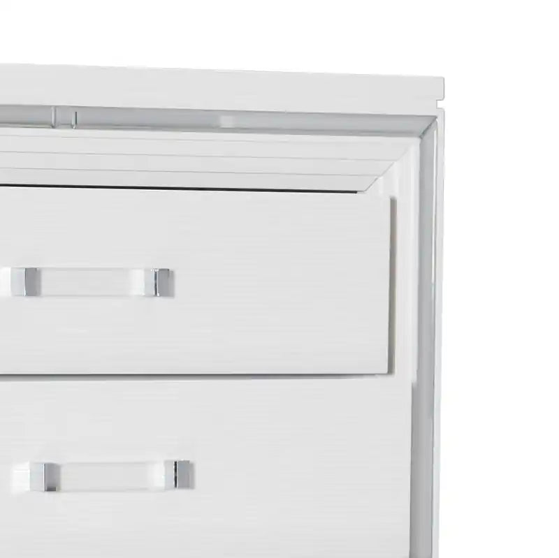 Commode de chambre, 5 tiroirs, 38 po L x 54,3 po H, Glamour