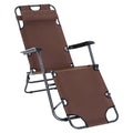 Outsunny Outdoor Lounge Chair 2-level Zero Gravity Recliner W/pillow