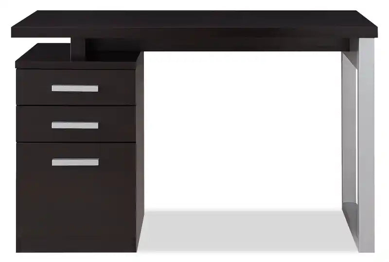 Bureau réversible avec rangement 47 pouces
