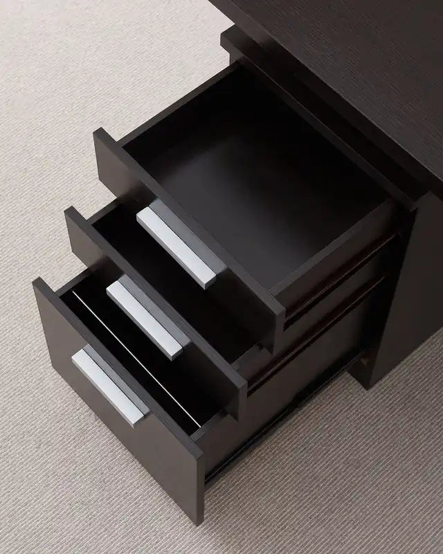 Bureau réversible avec rangement 47 pouces