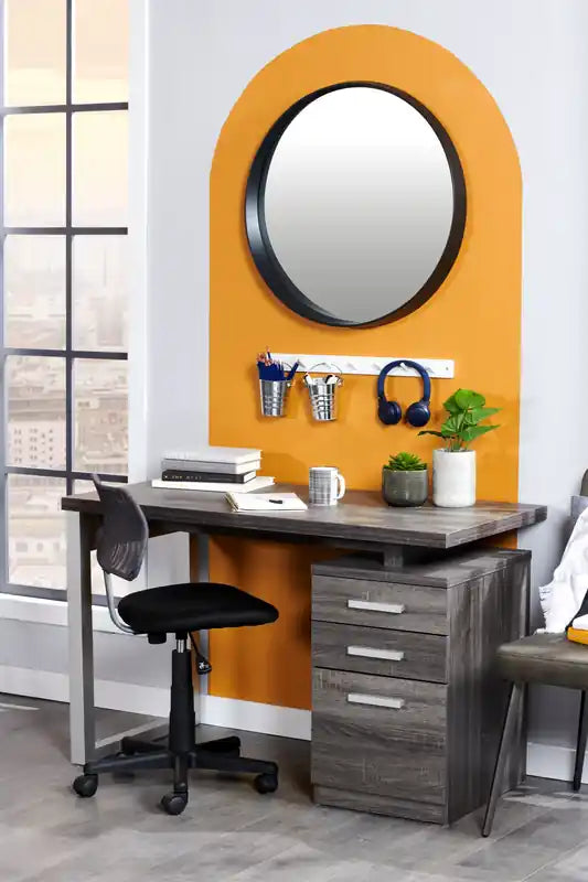 Bureau réversible avec rangement 47 pouces