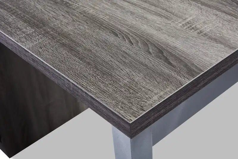 Bureau réversible avec rangement 47 pouces