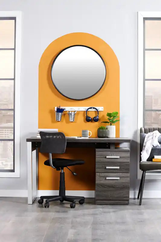 Bureau réversible avec rangement 47 pouces
