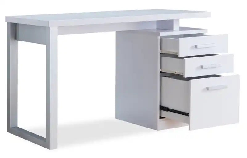 Bureau réversible avec rangement 47 pouces