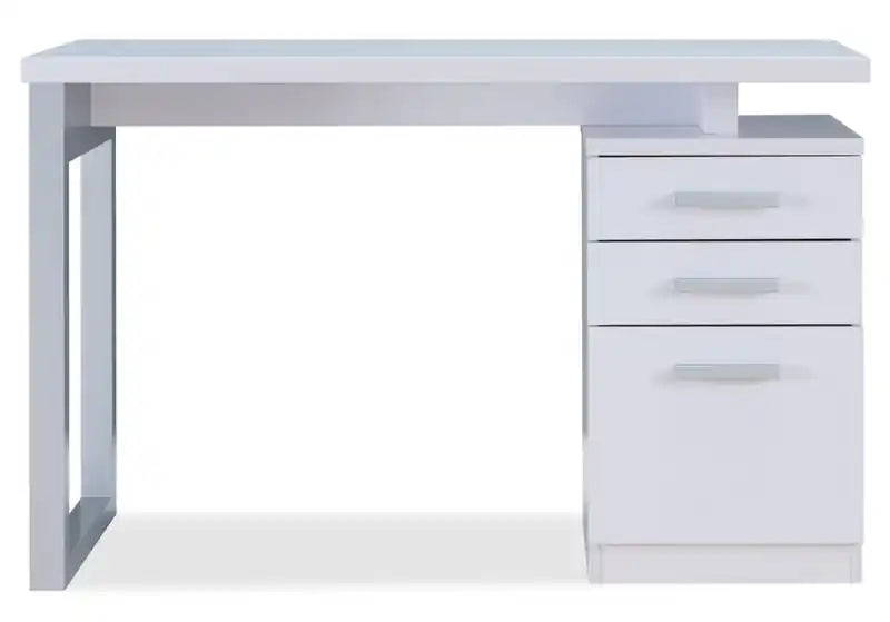 Bureau réversible avec rangement 47 pouces