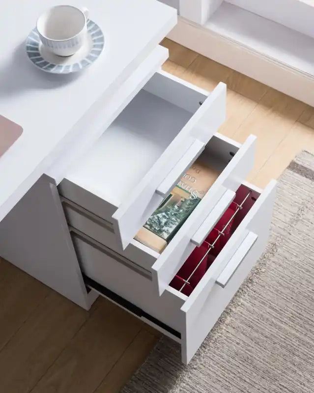 Bureau réversible avec rangement 47 pouces