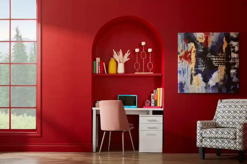 Bureau réversible avec rangement 47 pouces